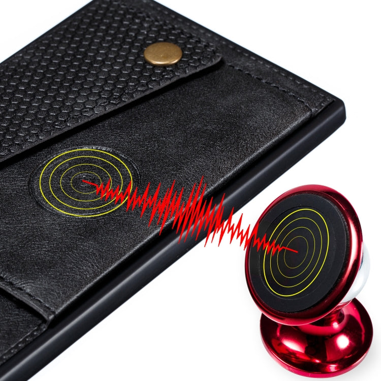 For OPPO Realme 6 Double Buckle PU + TPU Shockproof Magnetic Protective Case with Card Slot & Holder
