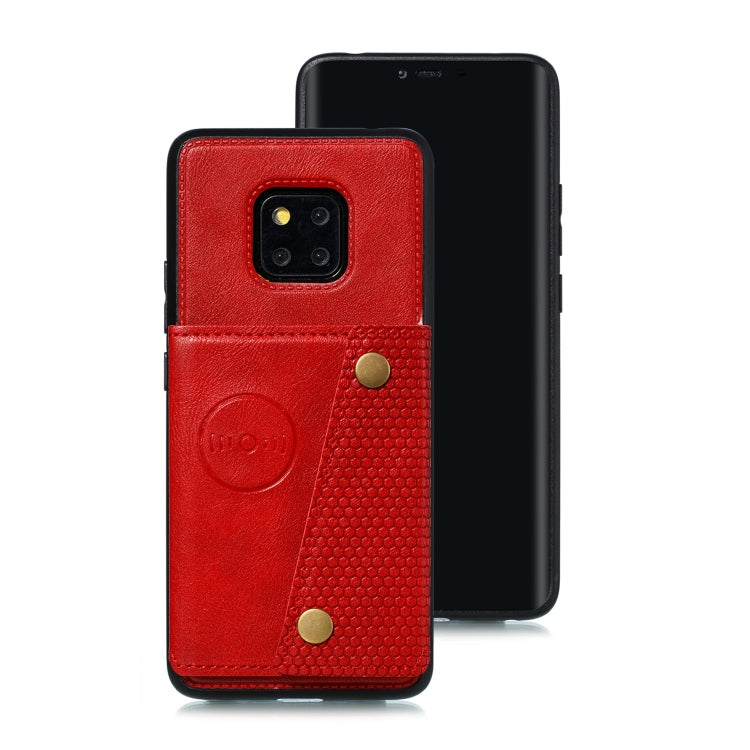 For Xiaomi Redmi 10X 5G Double Buckle PU + TPU Shockproof Magnetic Protective Case with Card Slot & Holder