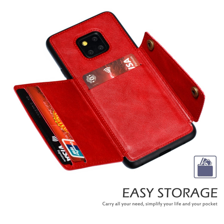 For Xiaomi Redmi 10X 5G Double Buckle PU + TPU Shockproof Magnetic Protective Case with Card Slot & Holder