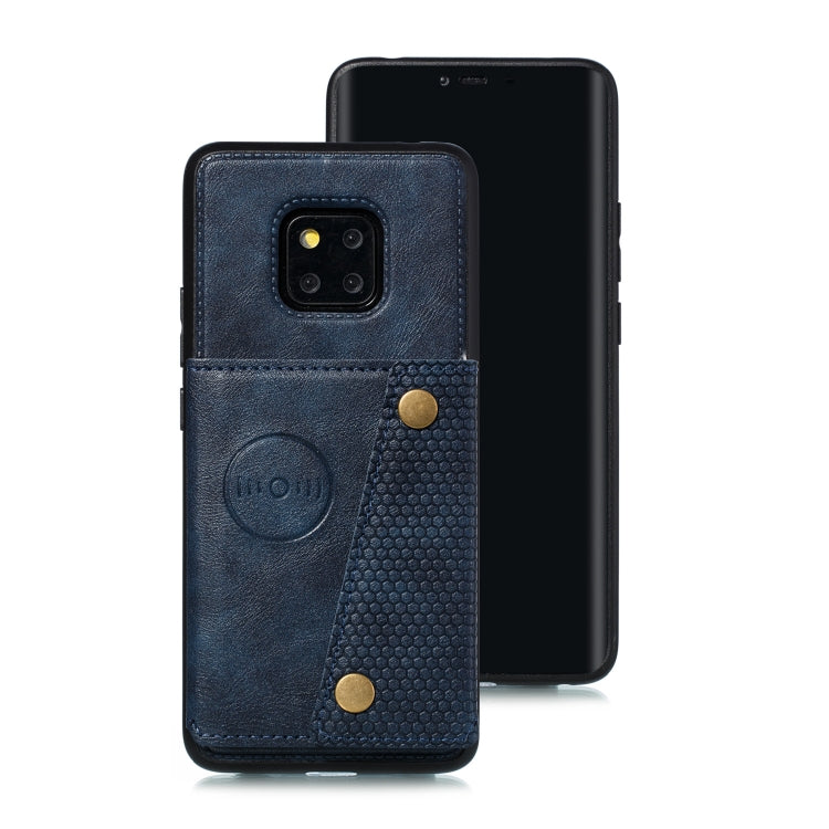For Xiaomi Redmi 10X 5G Double Buckle PU + TPU Shockproof Magnetic Protective Case with Card Slot & Holder