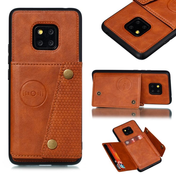 For Xiaomi Redmi 10X 5G Double Buckle PU + TPU Shockproof Magnetic Protective Case with Card Slot & Holder