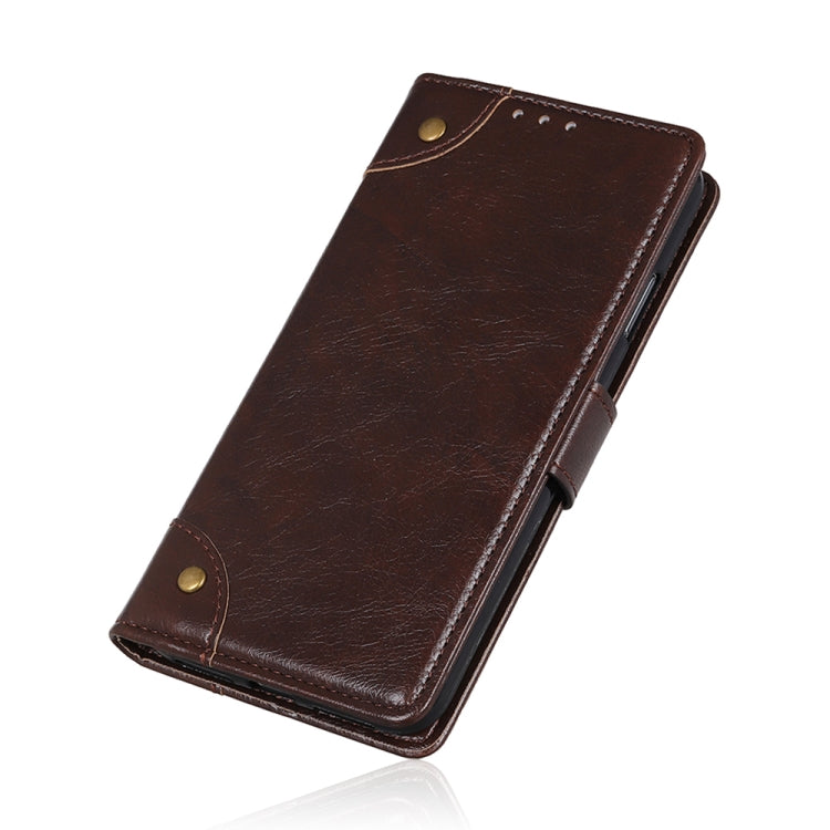 For OPPO Realme C11 Copper Buckle Nappa Texture Horizontal Flip Leather Case with Holder & Card Slots & Wallet