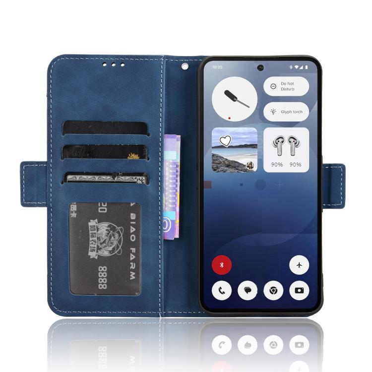 For Nothing Phone 3a Skin Feel Calf Texture Card Slots Leather Phone Case