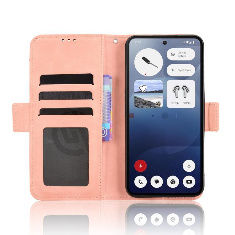 For Nothing Phone 3 Skin Feel Calf Texture Card Slots Leather Phone Case