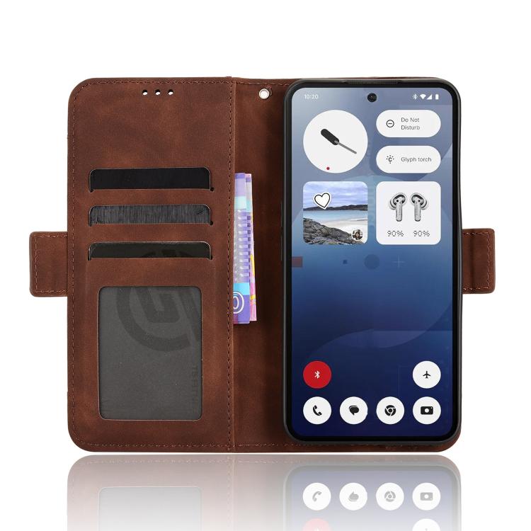 For Nothing Phone 3 Skin Feel Calf Texture Card Slots Leather Phone Case