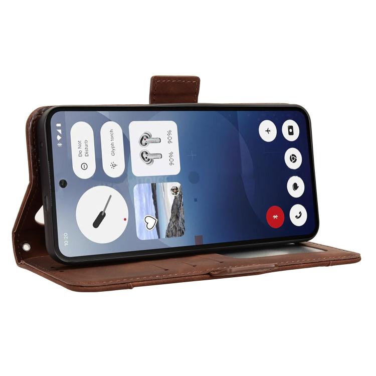 For Nothing Phone 3 Skin Feel Calf Texture Card Slots Leather Phone Case