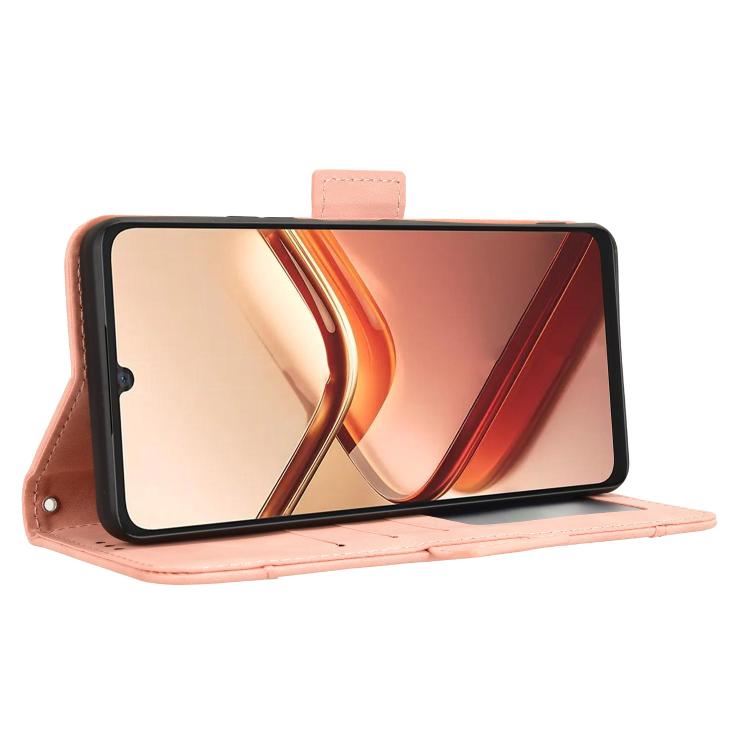 For Doogee Note 58 / Note 58 Pro Skin Feel Calf Texture Card Slots Leather Phone Case