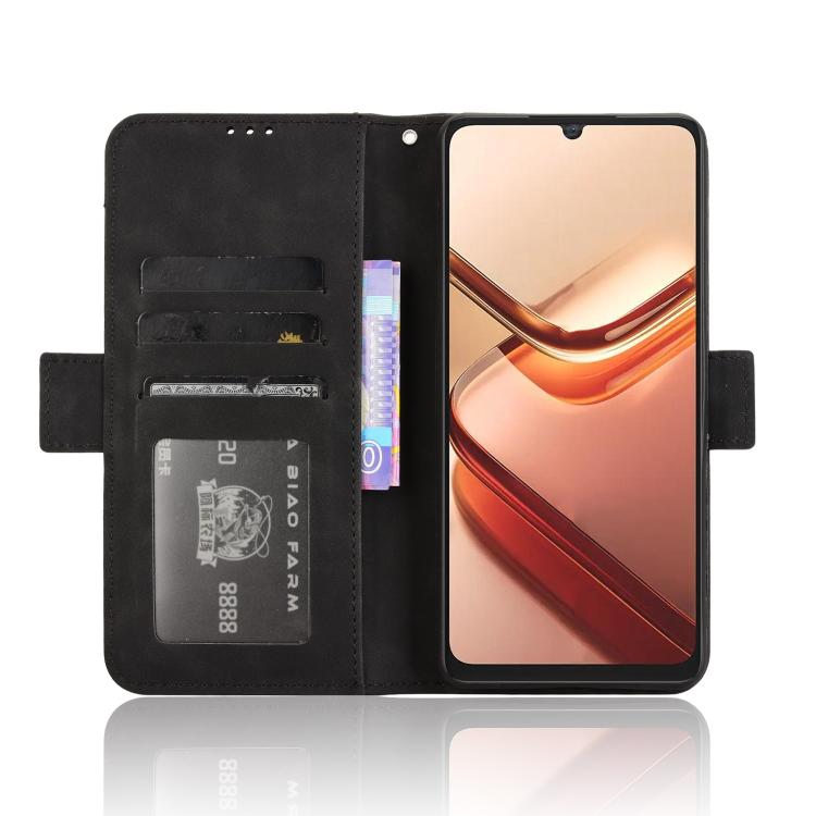 For Doogee Note 58 / Note 58 Pro Skin Feel Calf Texture Card Slots Leather Phone Case