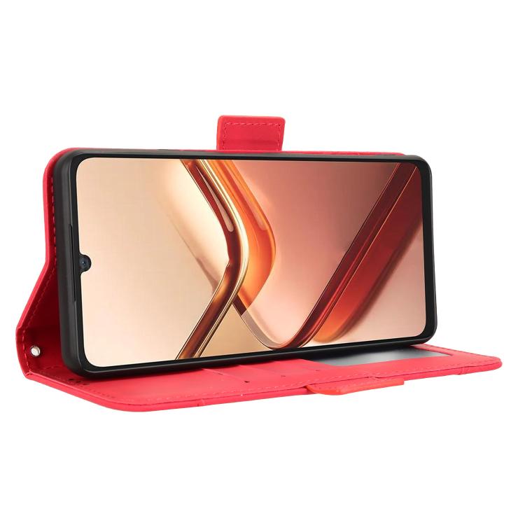 For Doogee Note 58 / Note 58 Pro Skin Feel Calf Texture Card Slots Leather Phone Case