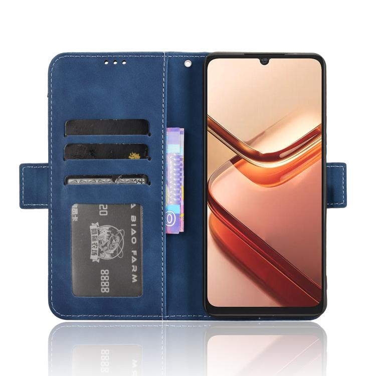 For Doogee Note 58 / Note 58 Pro Skin Feel Calf Texture Card Slots Leather Phone Case