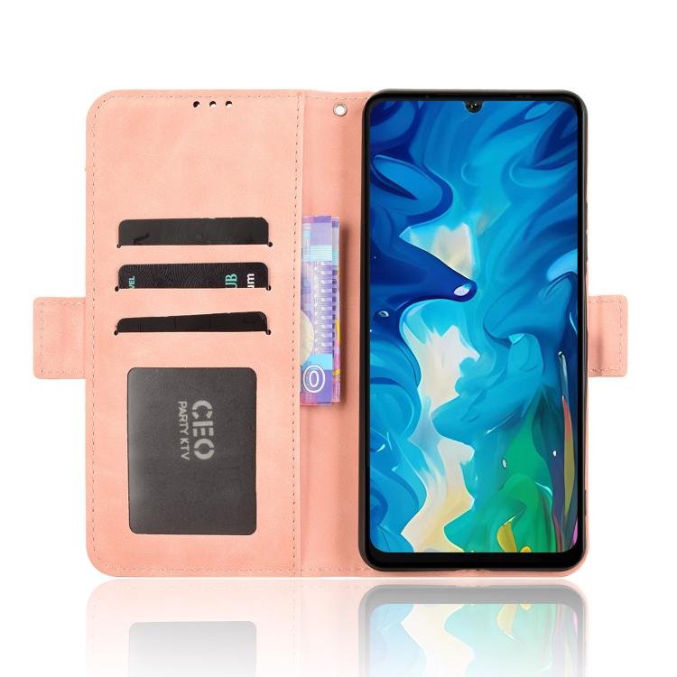 For Doogee Note 59 / Note 59 Pro Skin Feel Calf Texture Card Slots Leather Phone Case