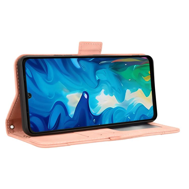 For Doogee Note 59 / Note 59 Pro Skin Feel Calf Texture Card Slots Leather Phone Case