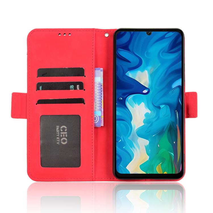 For Doogee Note 59 / Note 59 Pro Skin Feel Calf Texture Card Slots Leather Phone Case