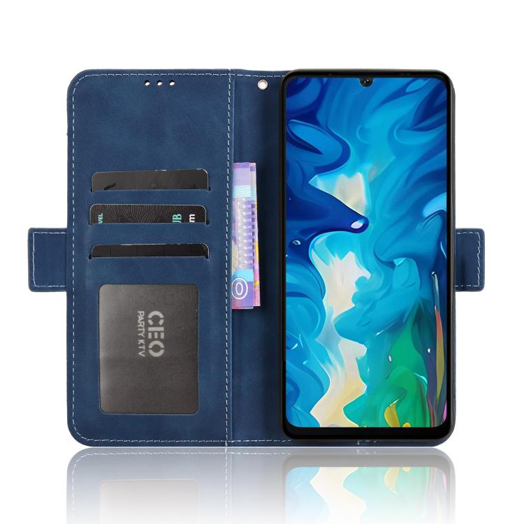 For Doogee Note 59 / Note 59 Pro Skin Feel Calf Texture Card Slots Leather Phone Case
