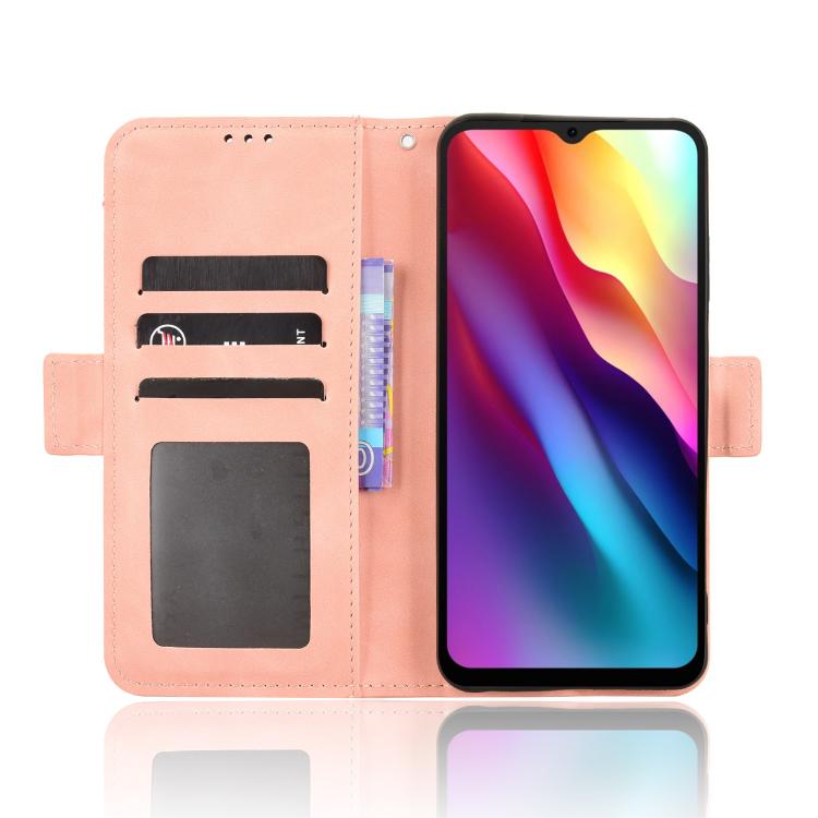 For Doogee Note 56 / Note 56 Pro Skin Feel Calf Texture Card Slots Leather Phone Case