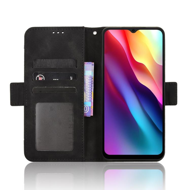 For Doogee Note 56 / Note 56 Pro Skin Feel Calf Texture Card Slots Leather Phone Case