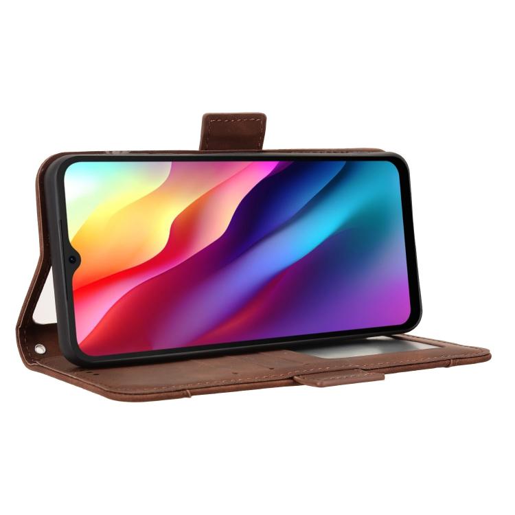 For Doogee Note 56 / Note 56 Pro Skin Feel Calf Texture Card Slots Leather Phone Case