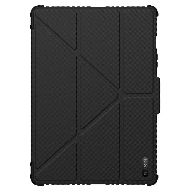 For Samsung Galaxy Tab S10 FE NILLKIN Bumper Pro Multi-angle Folding Style Tablet Leather Case