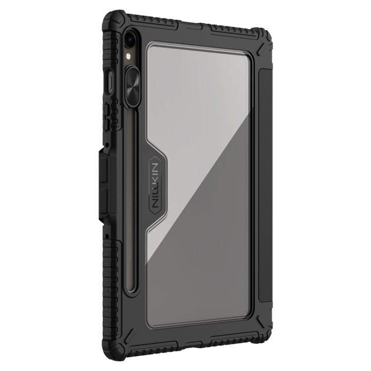 For Samsung Galaxy Tab S10 FE NILLKIN Bumper Pro Multi-angle Folding Style Tablet Leather Case