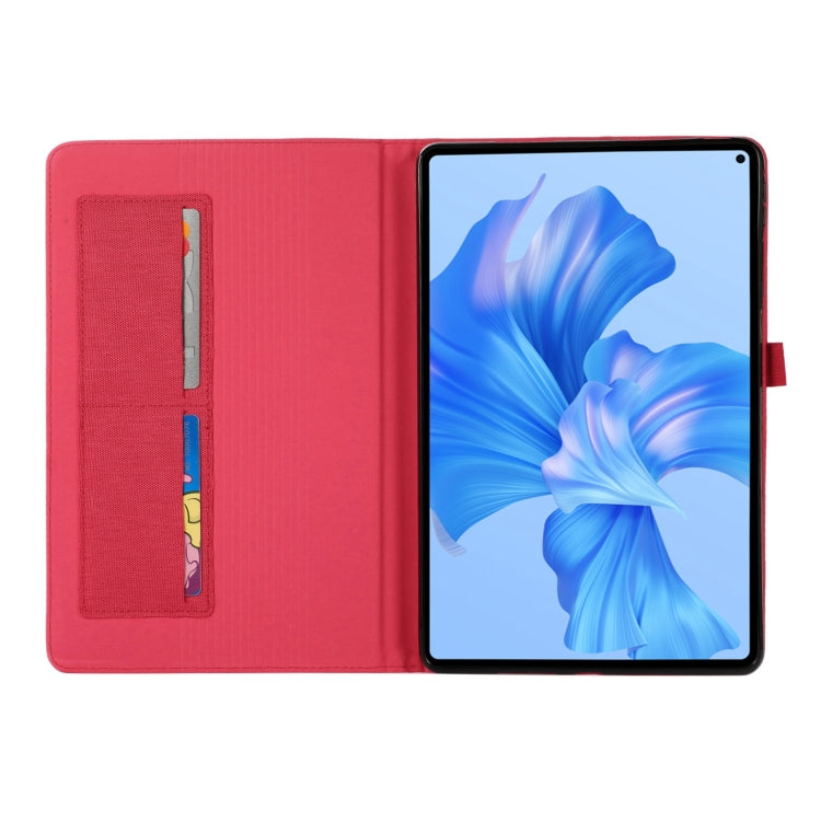 For Xiaomi Redmi Pad SE 8.7 4G Fabric Texture Horizontal Flip Leather Tablet Case