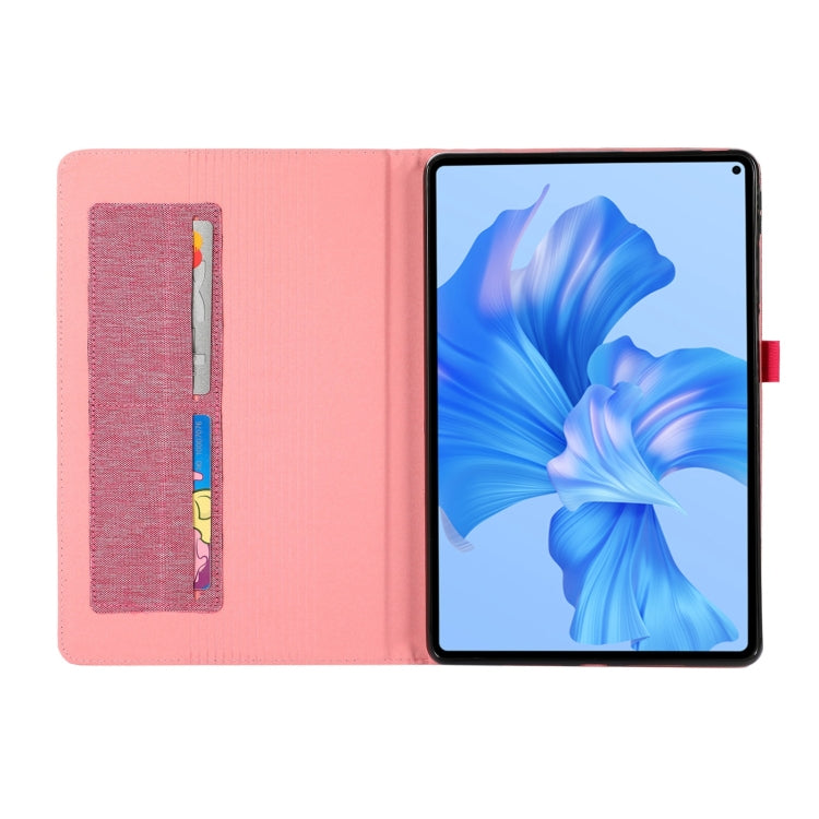 For Xiaomi Redmi Pad SE 8.7 4G Fabric Texture Horizontal Flip Leather Tablet Case