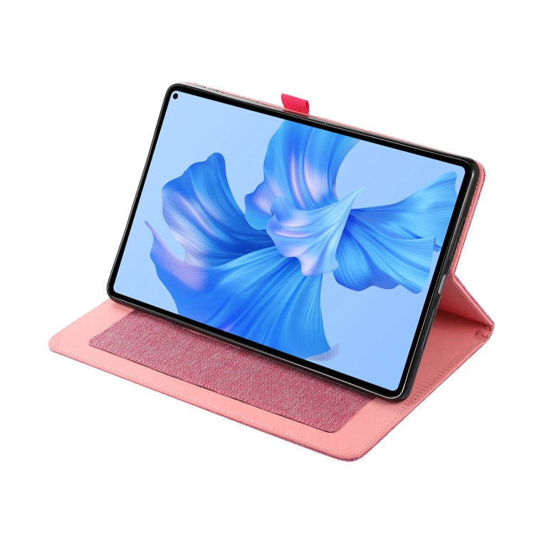 For Xiaomi Redmi Pad SE 8.7 4G Fabric Texture Horizontal Flip Leather Tablet Case