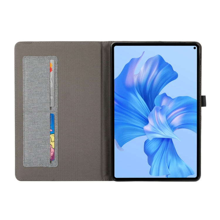For Xiaomi Redmi Pad SE 8.7 4G Fabric Texture Horizontal Flip Leather Tablet Case