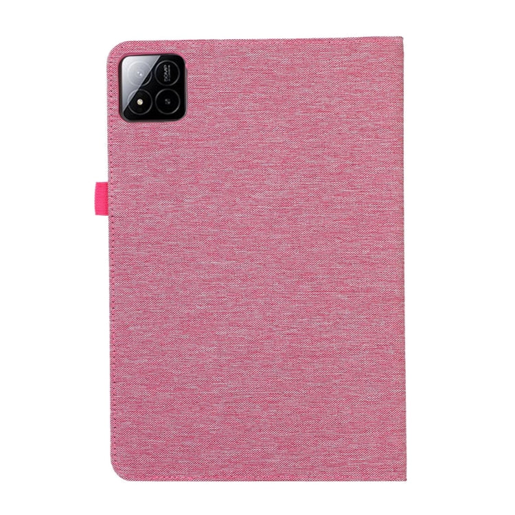 For Xiaomi Pad 7 / 7 Pro Fabric Texture Horizontal Flip Leather Tablet Case