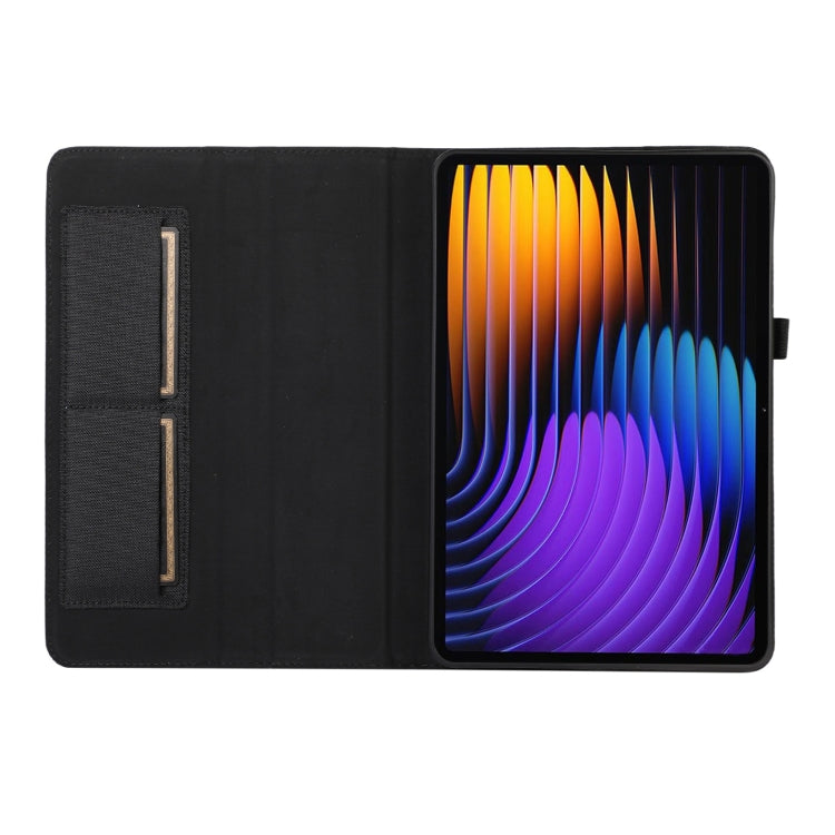 For Xiaomi Pad 7 / 7 Pro Fabric Texture Horizontal Flip Leather Tablet Case