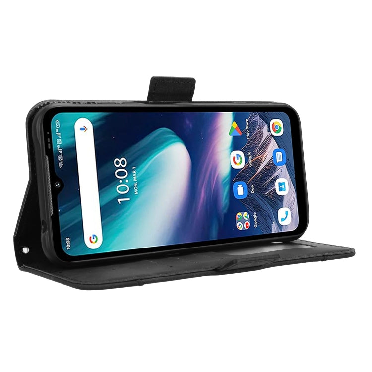 For Umidigi Bison X20 Skin Feel Calf Texture Card Slots Leather Phone Case