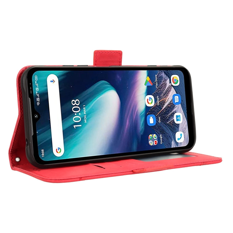 For Umidigi Bison X20 Skin Feel Calf Texture Card Slots Leather Phone Case