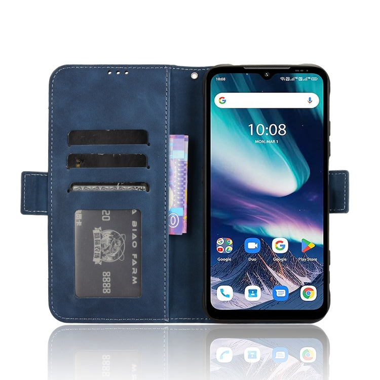 For Umidigi Bison X20 Skin Feel Calf Texture Card Slots Leather Phone Case