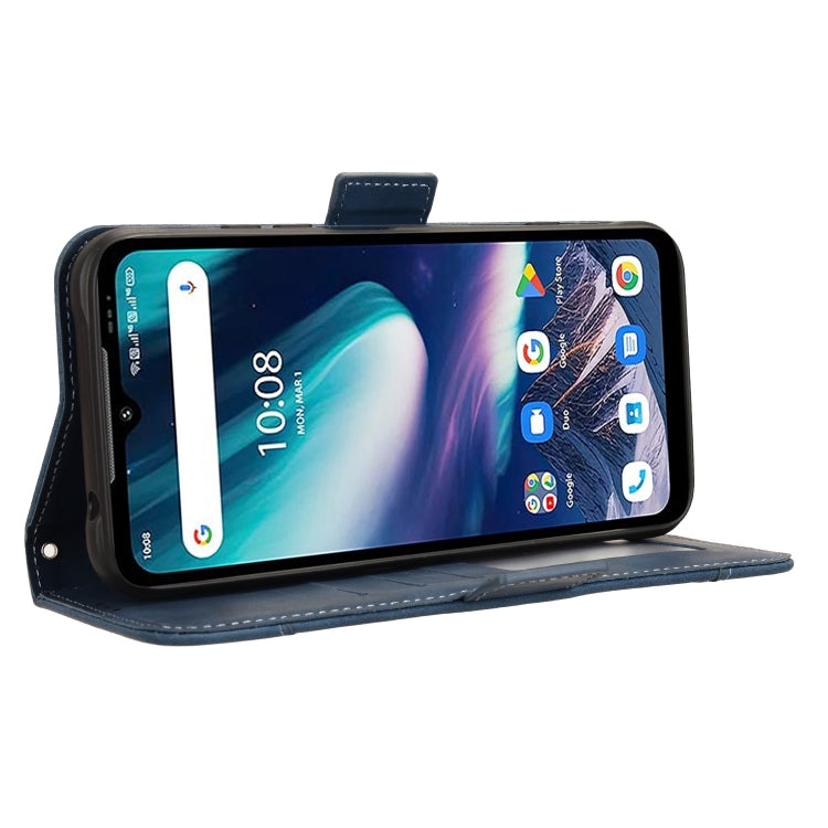 For Umidigi Bison X20 Skin Feel Calf Texture Card Slots Leather Phone Case