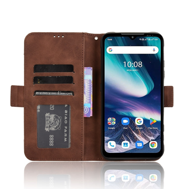 For Umidigi Bison X20 Skin Feel Calf Texture Card Slots Leather Phone Case