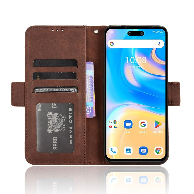 For Umidigi G6 5G Skin Feel Calf Texture Card Slots Leather Phone Case