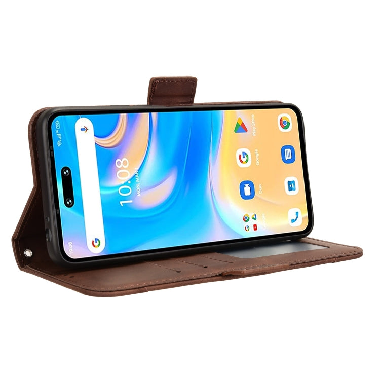 For Umidigi G6 5G Skin Feel Calf Texture Card Slots Leather Phone Case