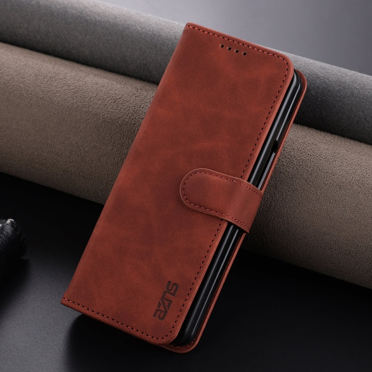 For Samsung Galaxy Z Fold6 5G AZNS Skin Feel Calf Texture Flip Leather Phone Case
