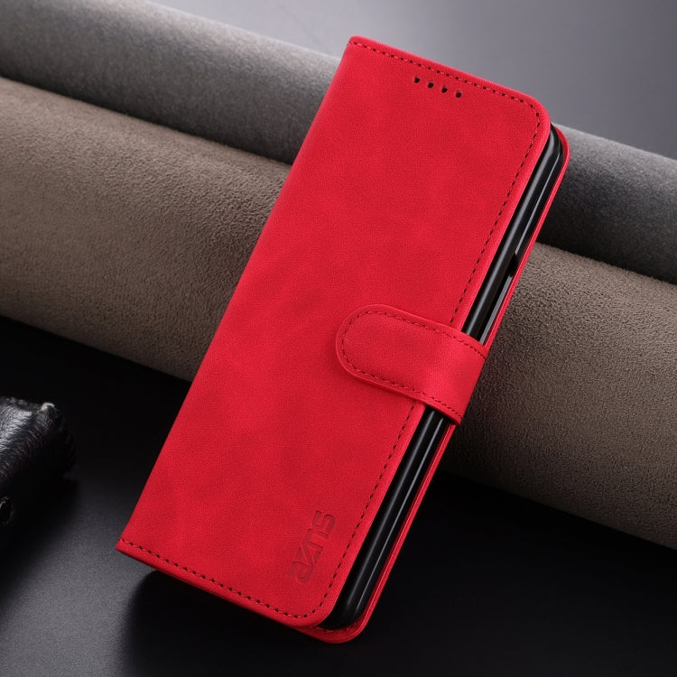 For Samsung Galaxy Z Fold6 5G AZNS Skin Feel Calf Texture Flip Leather Phone Case