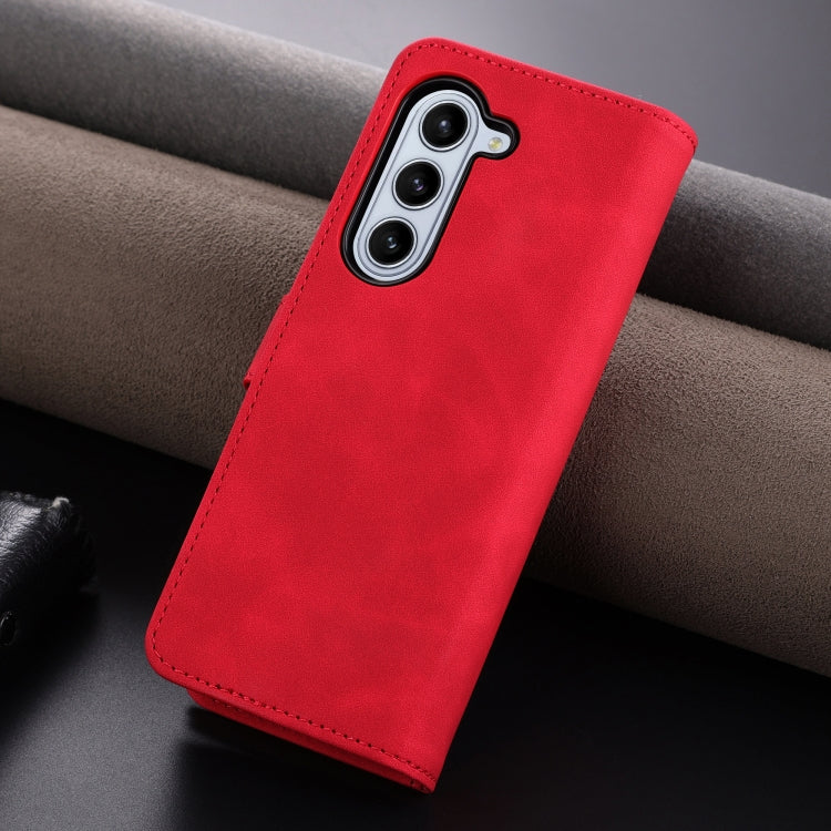 For Samsung Galaxy Z Fold6 5G AZNS Skin Feel Calf Texture Flip Leather Phone Case