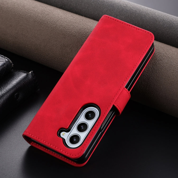 For Samsung Galaxy Z Fold6 5G AZNS Skin Feel Calf Texture Flip Leather Phone Case