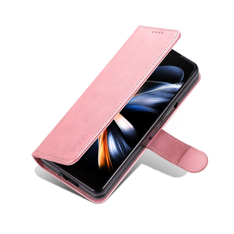 For Samsung Galaxy Z Fold6 5G AZNS Skin Feel Calf Texture Flip Leather Phone Case