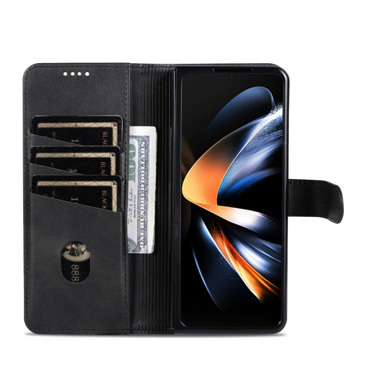 For Samsung Galaxy Z Fold6 5G AZNS Skin Feel Calf Texture Flip Leather Phone Case