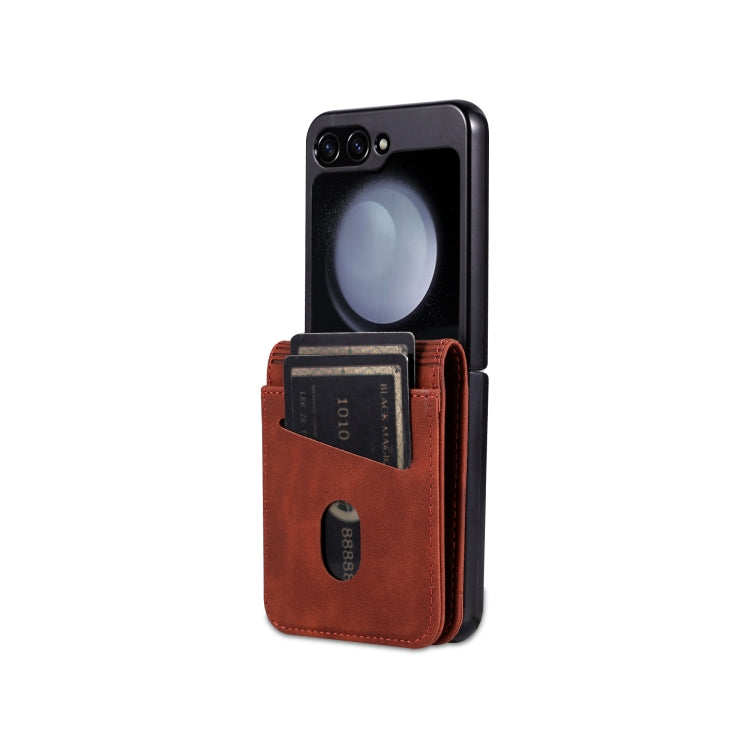 For Samsung Galaxy Z Flip7 FE / Flip6 AZNS Skin Feel Calf Texture Flip Leather Phone Case