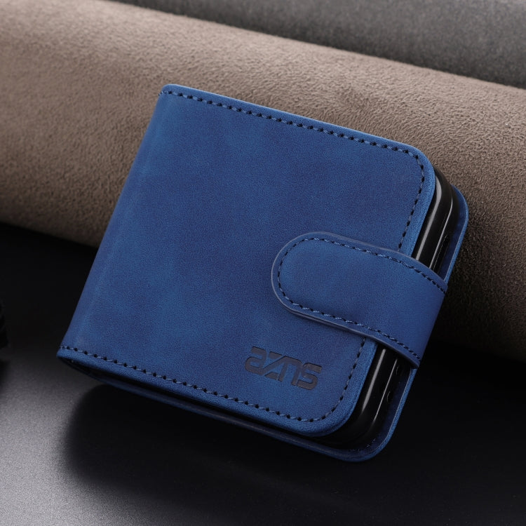 For Samsung Galaxy Z Flip7 FE / Flip6 AZNS Skin Feel Calf Texture Flip Leather Phone Case