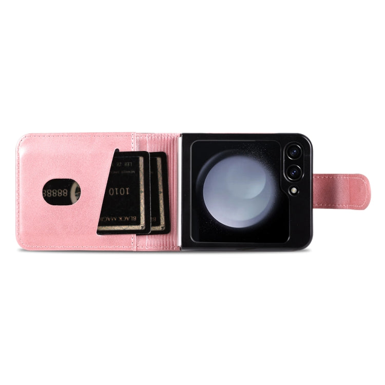 For Samsung Galaxy Z Flip7 FE / Flip6 AZNS Skin Feel Calf Texture Flip Leather Phone Case