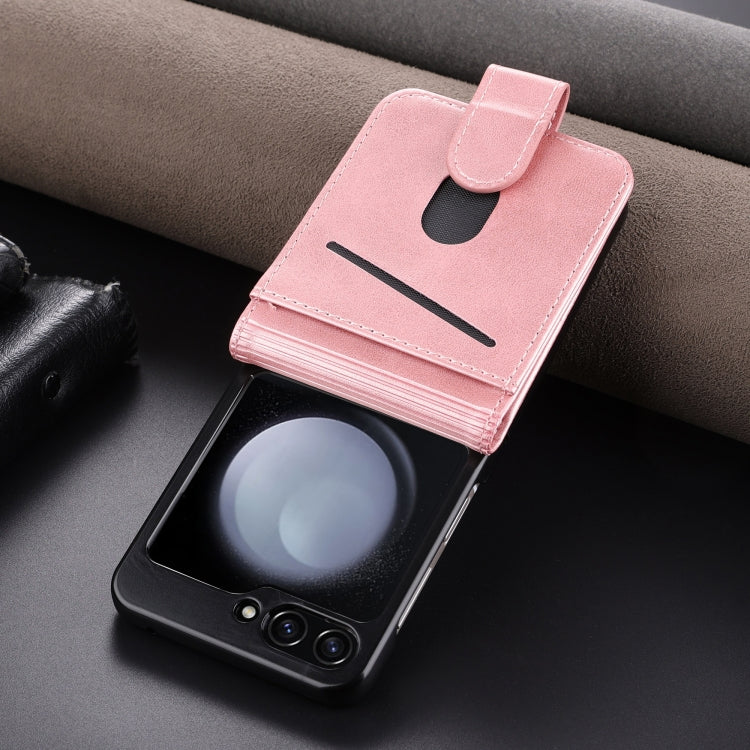 For Samsung Galaxy Z Flip7 FE / Flip6 AZNS Skin Feel Calf Texture Flip Leather Phone Case