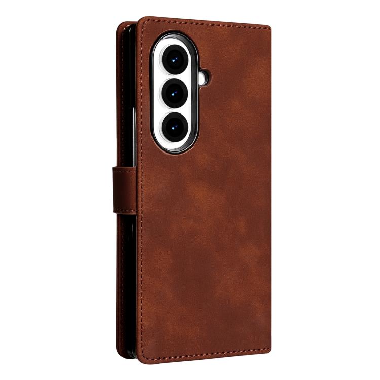 For Samsung Galaxy Z Fold7 5G AZNS Skin Feel Calf Texture Flip Leather Phone Case