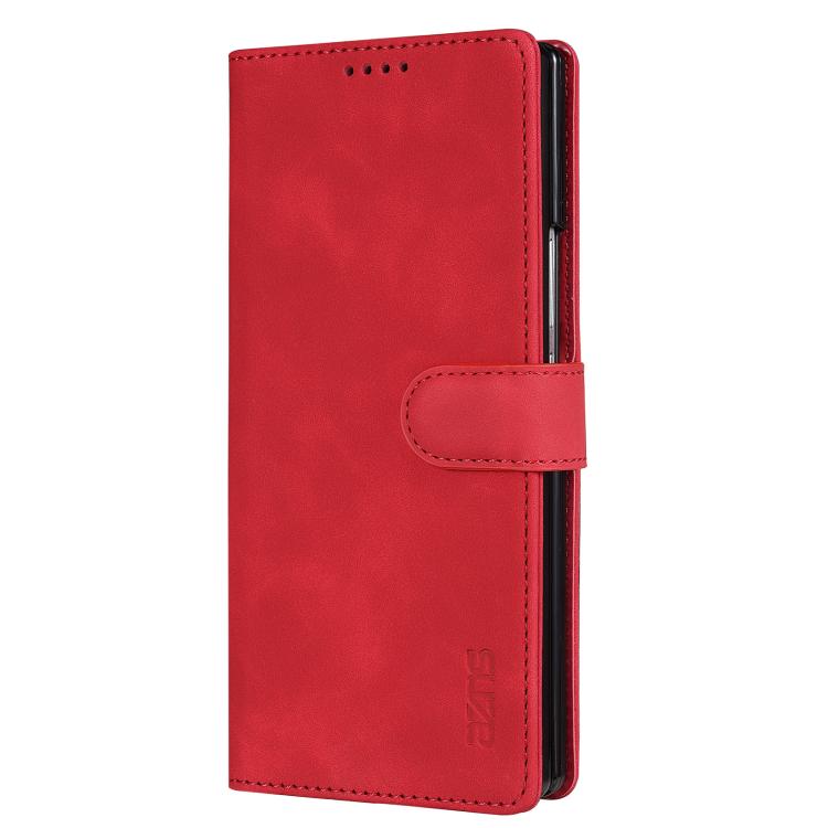 For Samsung Galaxy Z Fold7 5G AZNS Skin Feel Calf Texture Flip Leather Phone Case