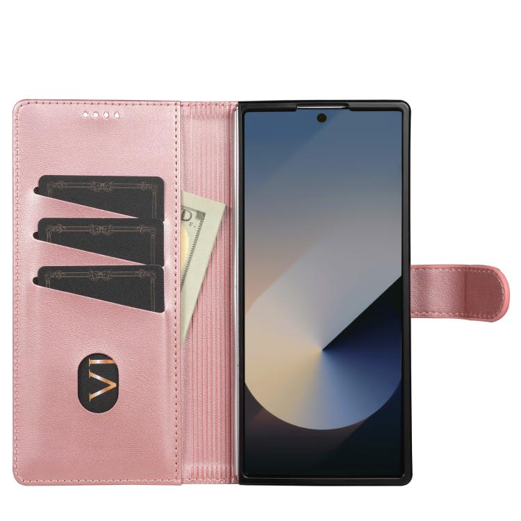 For Samsung Galaxy Z Fold7 5G AZNS Skin Feel Calf Texture Flip Leather Phone Case