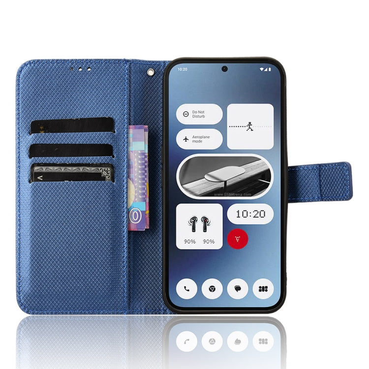 For Nothing Phone 2a Diamond Texture Leather Phone Case